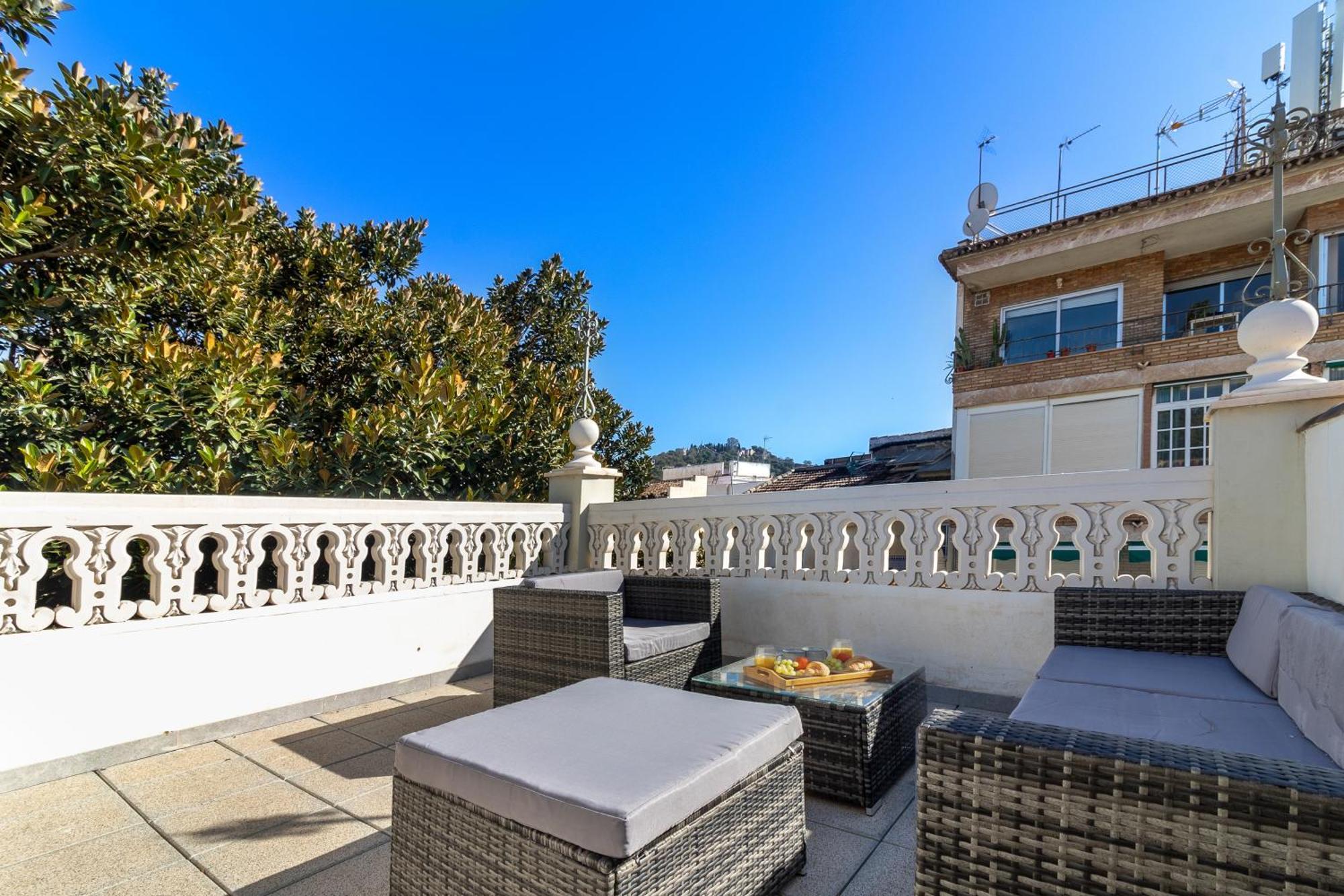 Nt Luxury Central Duplex With Terrace & Parking Malaga Ngoại thất bức ảnh