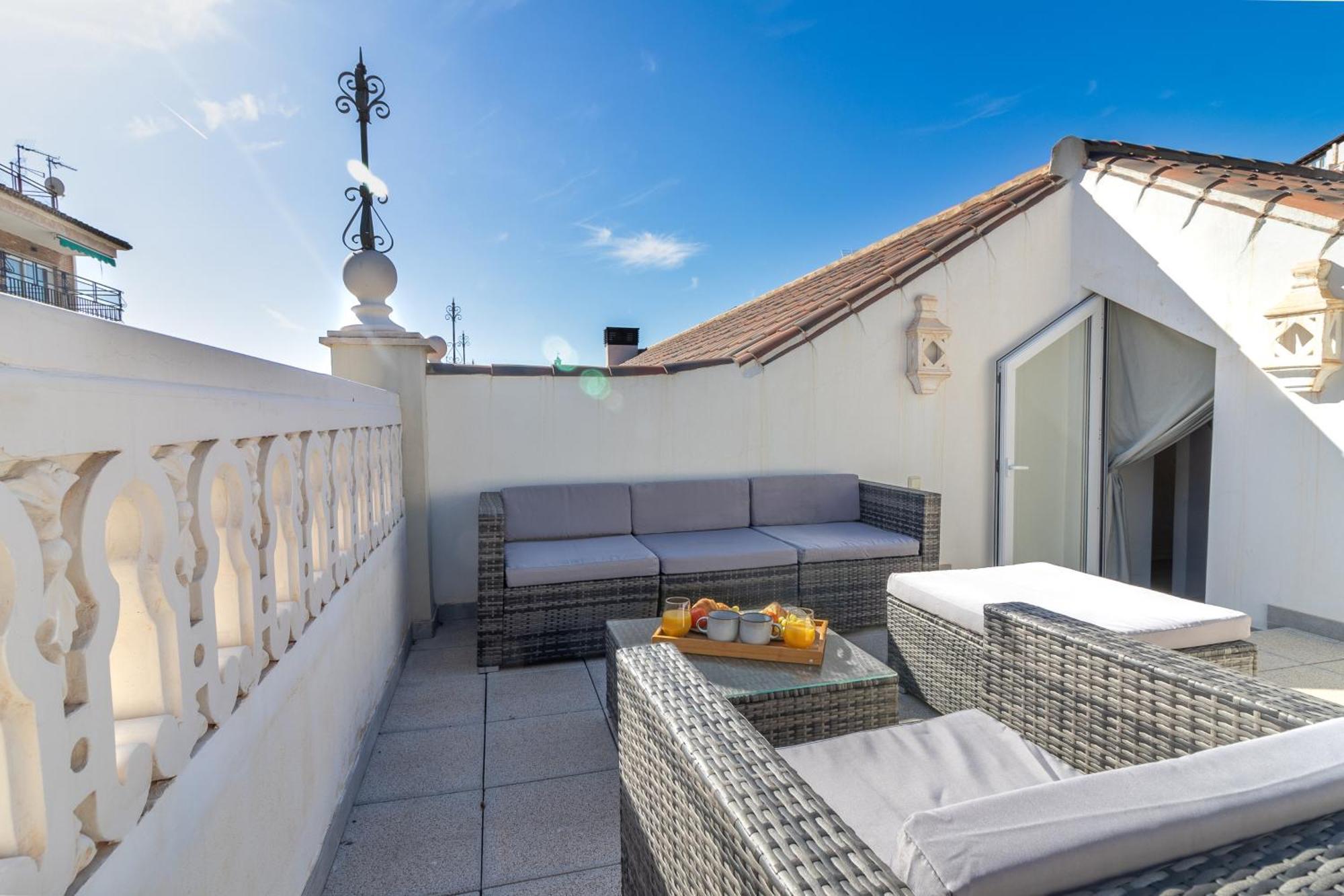 Nt Luxury Central Duplex With Terrace & Parking Malaga Ngoại thất bức ảnh